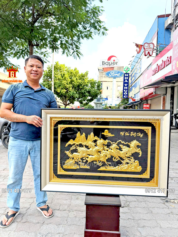 Đồng Hoàng Gia là địa chỉ chế tác tranh mã đáo thành công bằng đồng uy tín